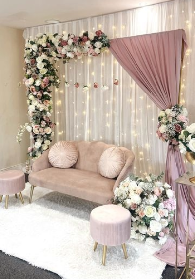 Romantic Flowers Room Decoration